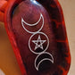 Moon Candle Holder & Tray Set
